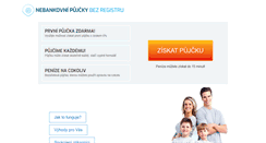 Desktop Screenshot of nebankovni-pujcky-bez-registru.cz